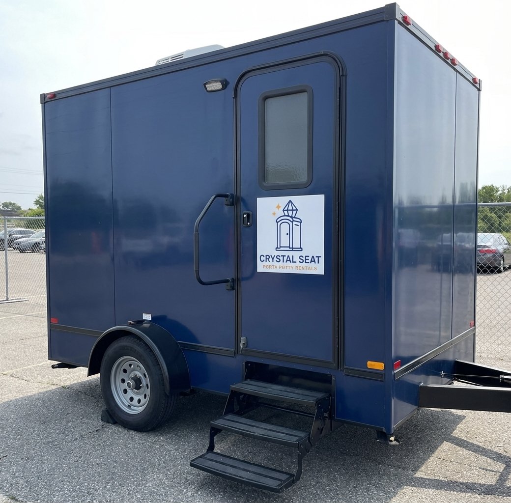 Luxury Restroom Trailer Setup